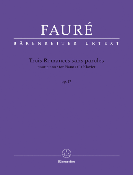 Trois Romances sans paroles for Piano, op. 17 N 52