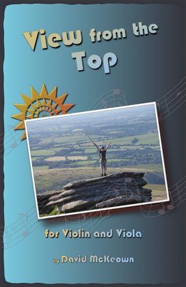 Book cover for View From The Top, for Violin and Viola Duet