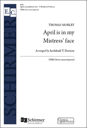 Book cover for April is in my mistress' face