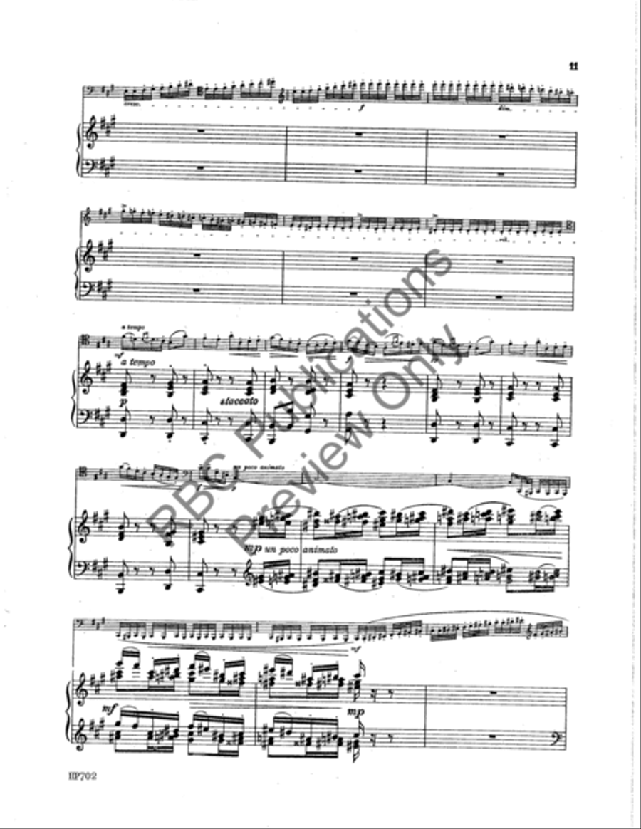 Variations On A Rococo Theme Viola scores gallery preview page 12