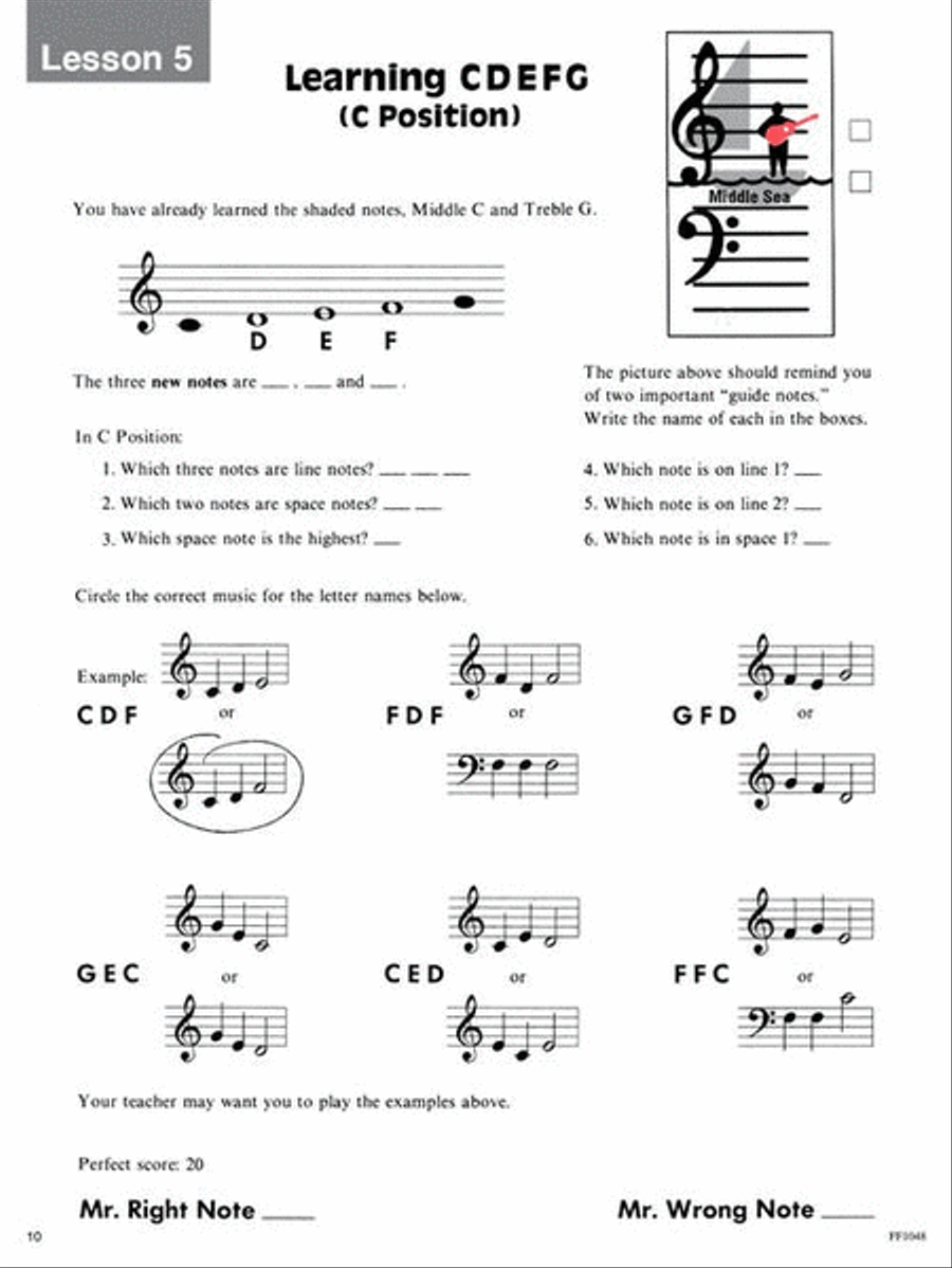 I Can Read Music - Book 1 Piano Method scores gallery preview page 4