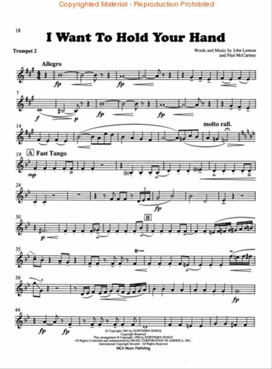 All You Need Is Love Brass Quintet scores gallery preview page 3