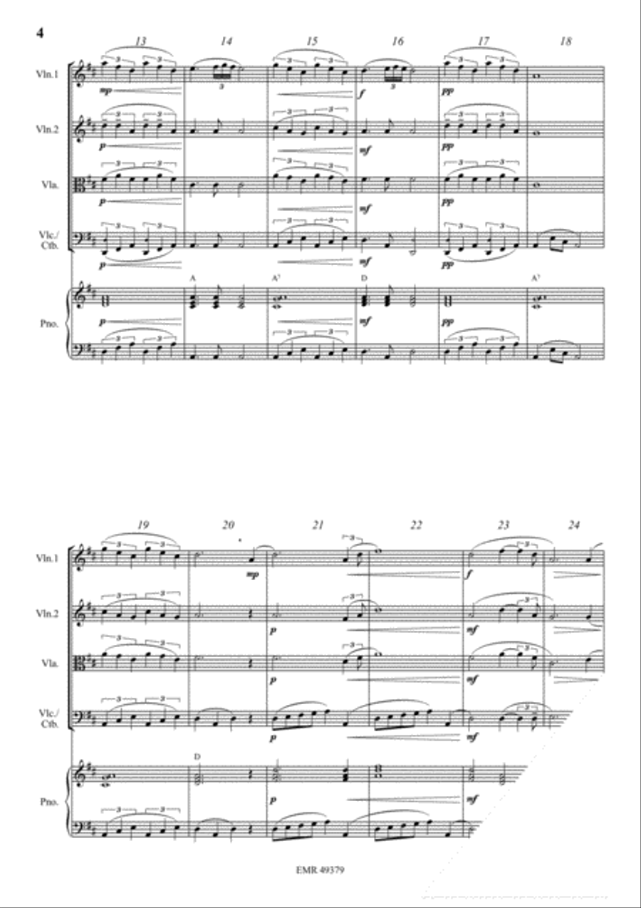 Il Silenzio String Quartet scores gallery preview page 4