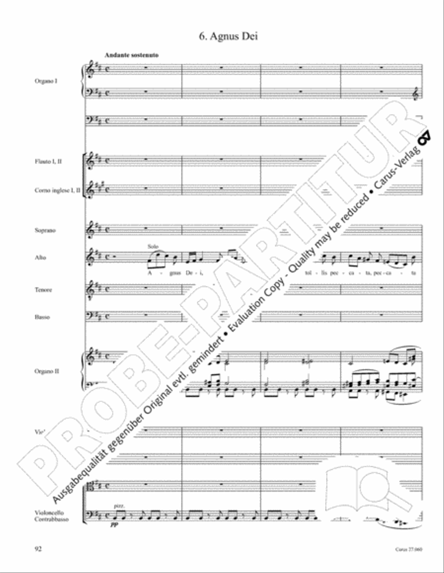 Messe a quatre voix 4-Part scores gallery preview page 103