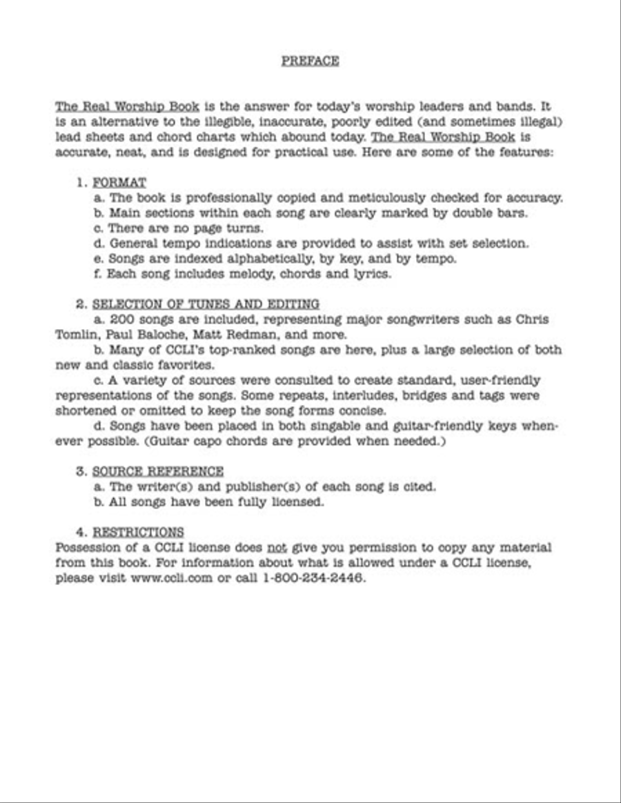 The Real Worship Book The Real Worship Book Piano scores gallery preview page 2