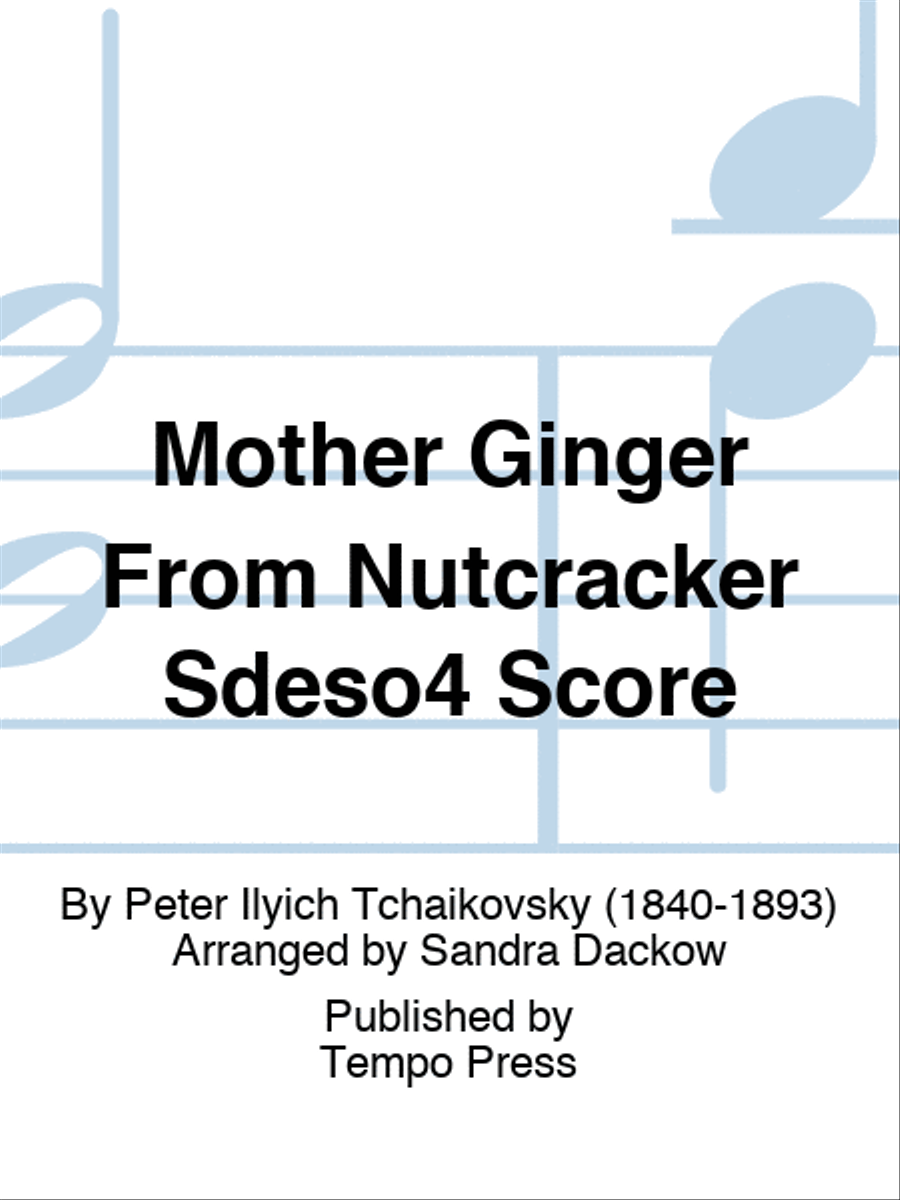 Mother Ginger From Nutcracker Sdeso4 Score String Orchestra scores gallery preview page 1
