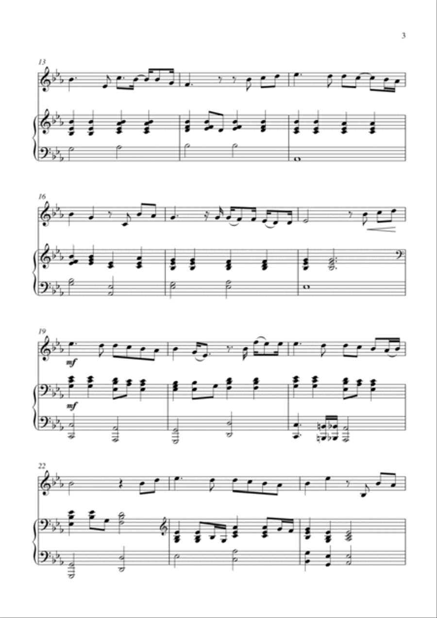 You Raise Me Up Tenor Saxophone scores gallery preview page 4