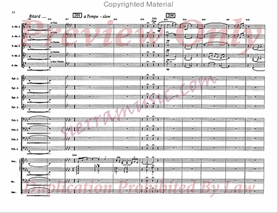 Dorian Blue Big Band scores gallery preview page 23
