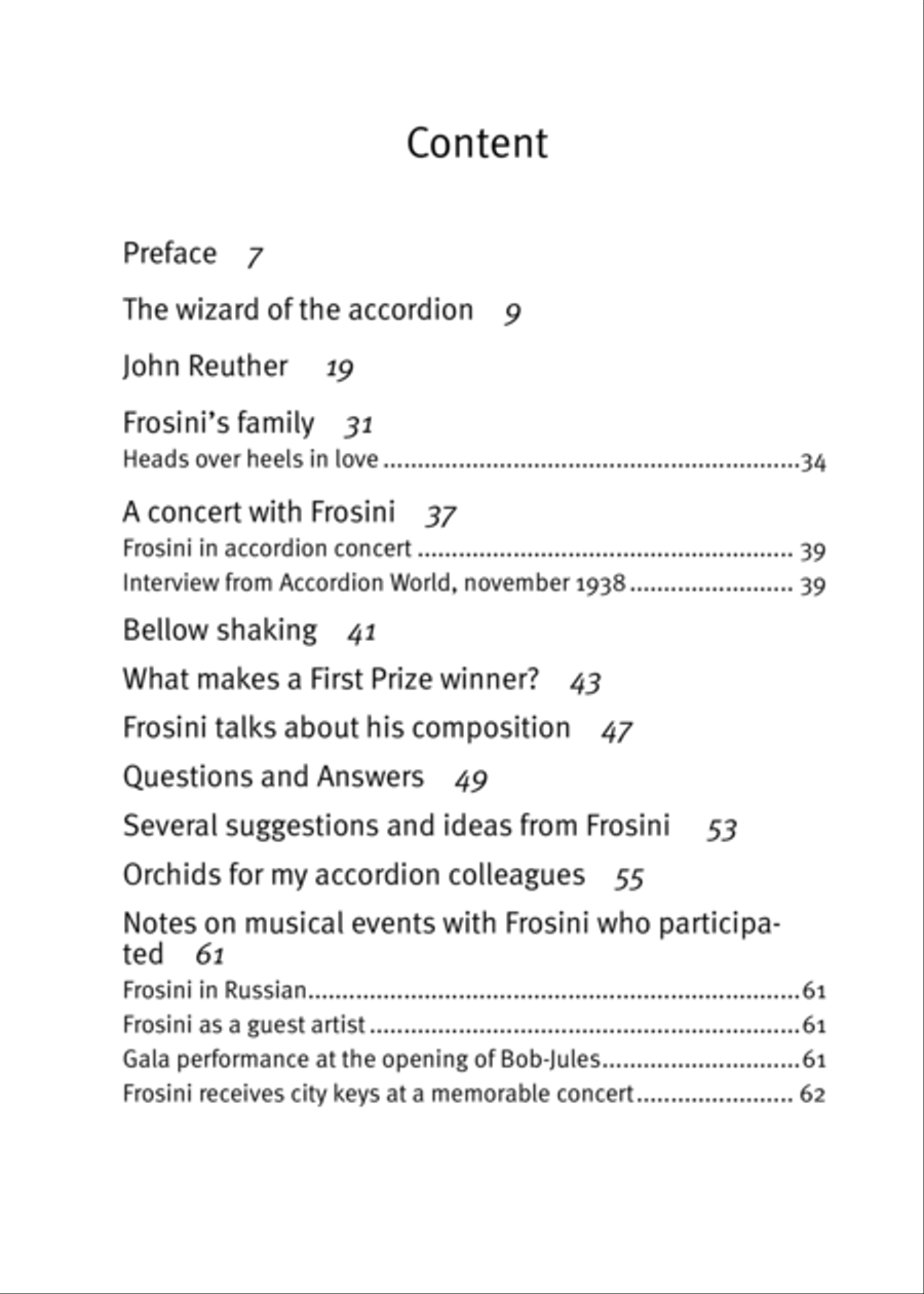 PIETRO FROSINI_THE WIZARD off the ACCORDION e-bok Engelska Accordion scores gallery preview page 4