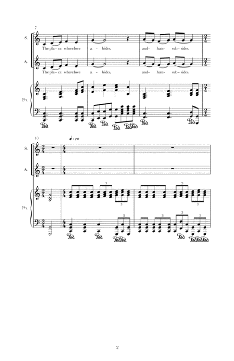 Let Us Go Voice scores gallery preview page 2