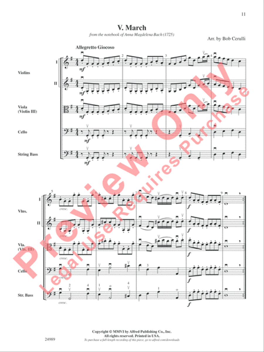Belwin Beginning String Orchestra Kit #2 String Orchestra scores gallery preview page 12
