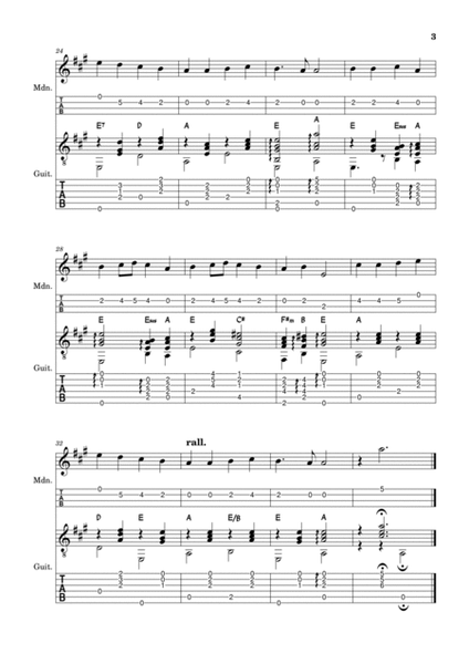 Hymn to Joy for Mandolin and Guitar image number null