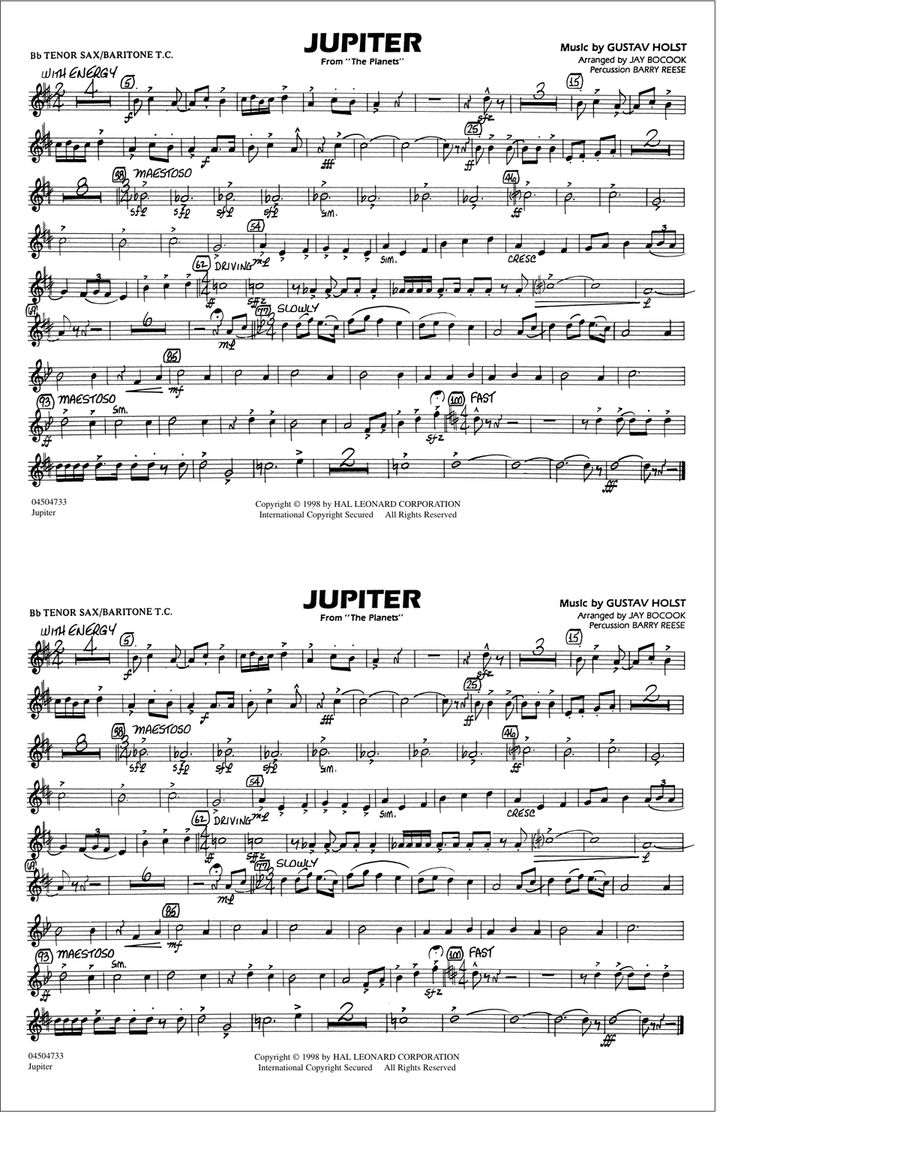 Jupiter (from 
