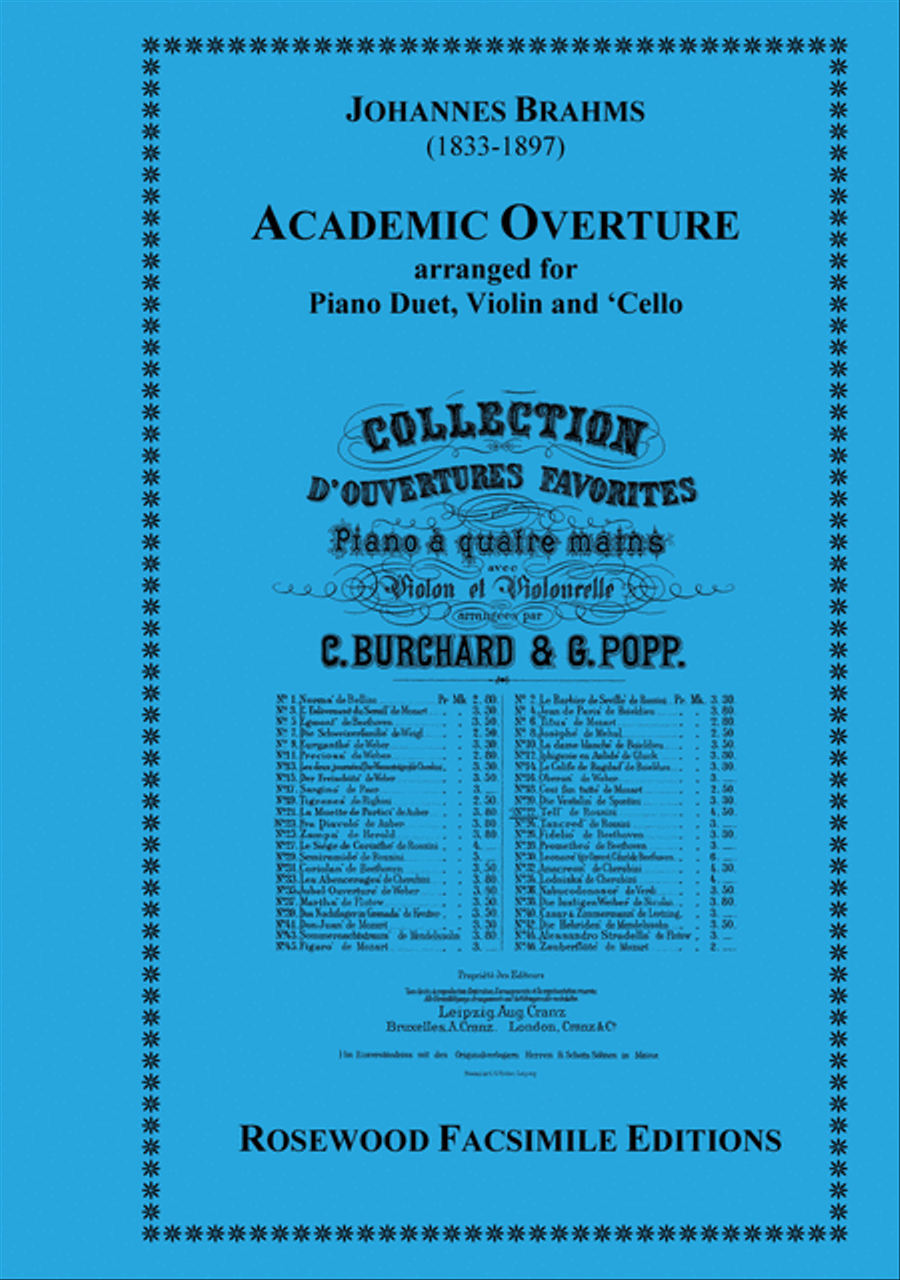 Academic Overture Violin scores gallery preview page 1