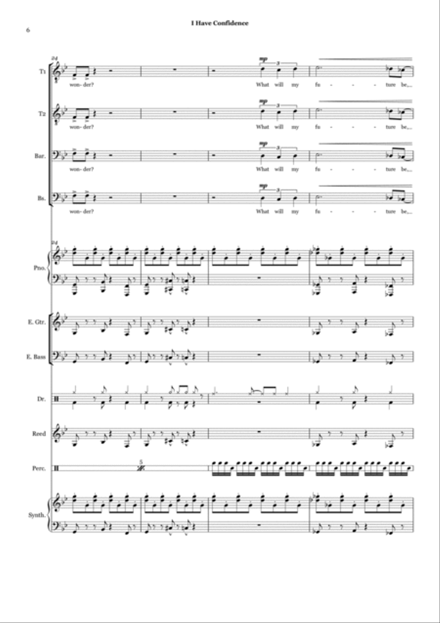 I Have Confidence Small Ensemble scores gallery preview page 6