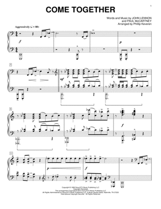 Come Together [Classical version] (arr. Phillip Keveren)
