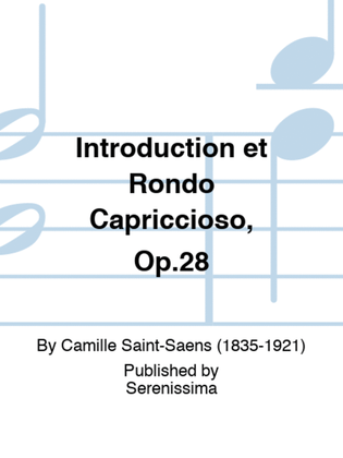 Book cover for Introduction et Rondo Capriccioso, Op.28