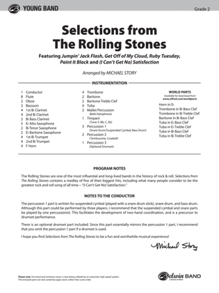 Selections from The Rolling Stones: Score