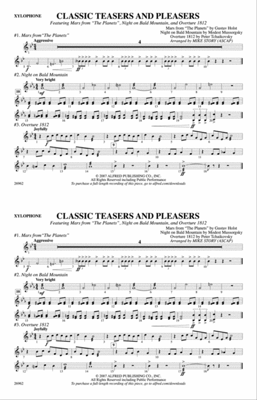 Classic Teasers and Pleasers: Xylophone