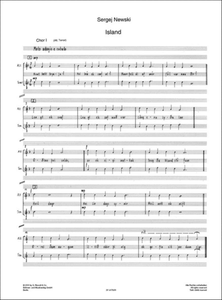 Island Choir scores gallery preview page 2