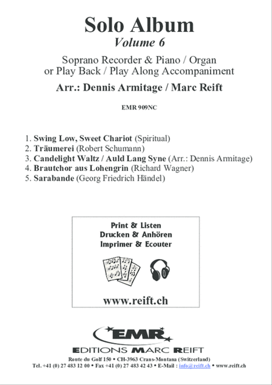 Solo Album Volume 06 Soprano Recorder scores gallery preview page 2