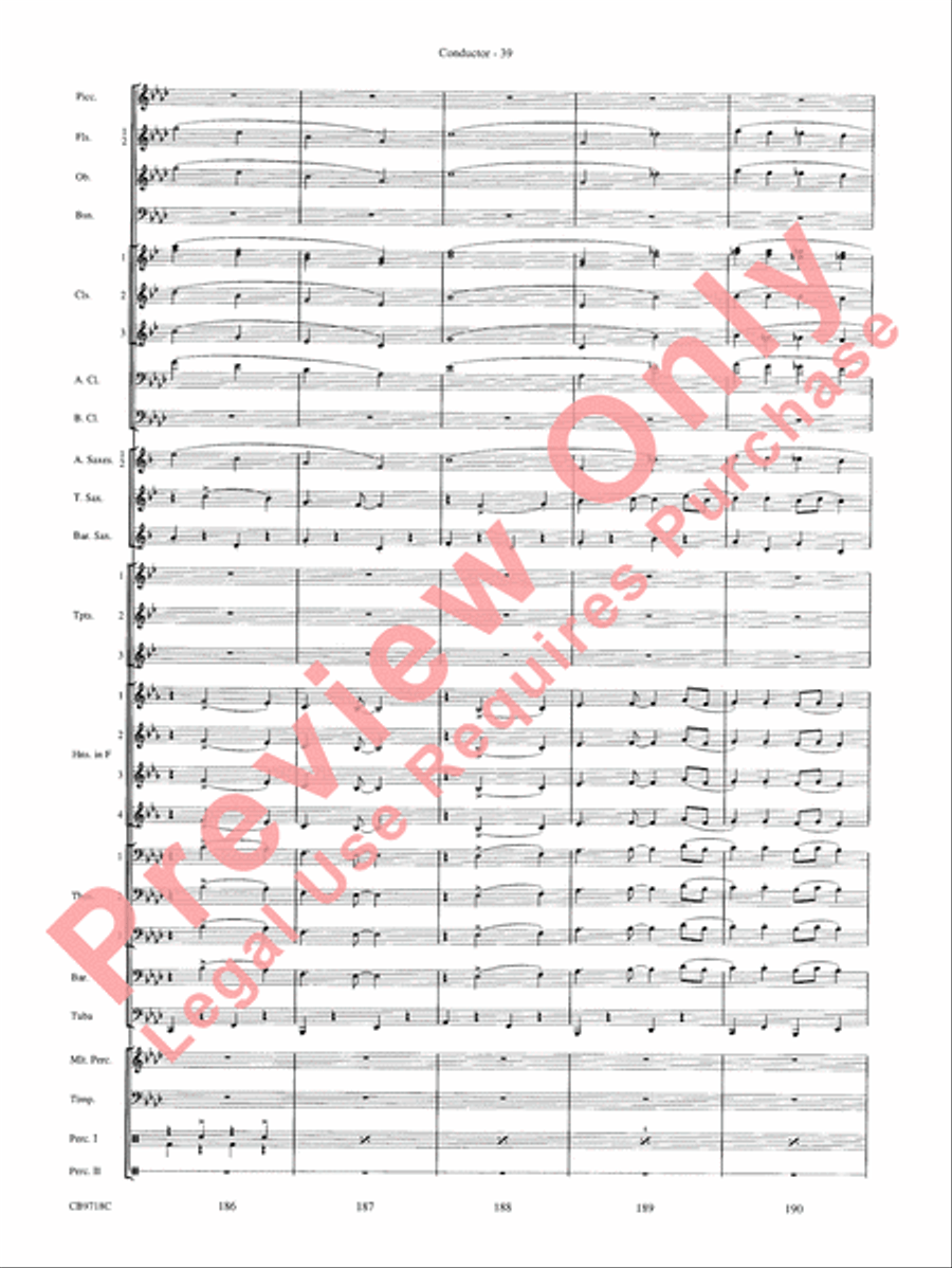 Gershwin! (Medley) Gershwin! (Medley) Concert Band scores gallery preview page 42