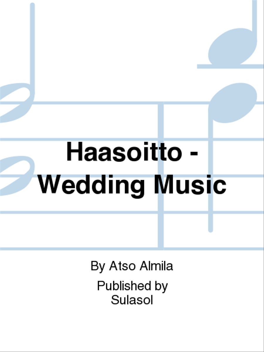 Hääsoitto - Wedding Music Organ scores gallery preview page 1