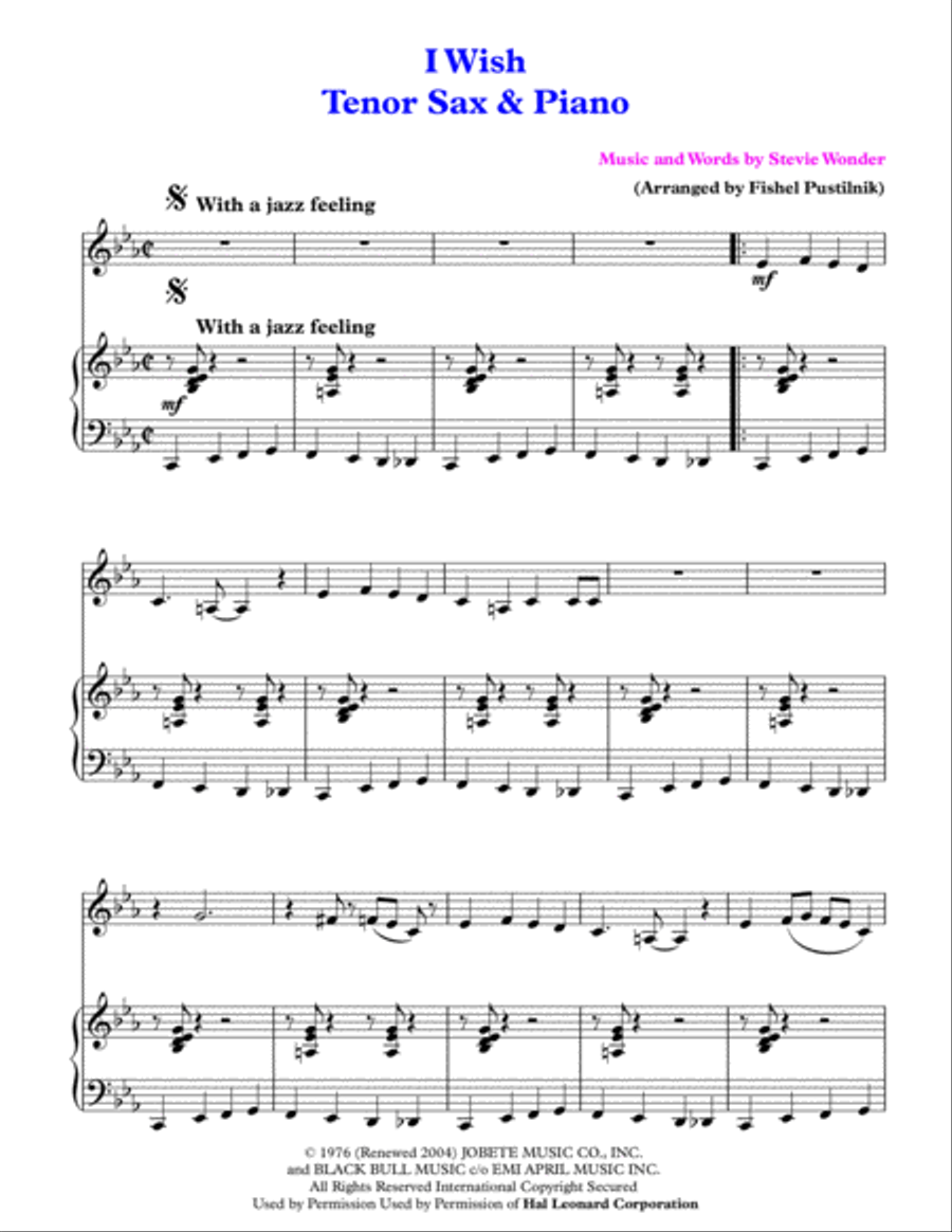 I Wish Woodwind Duet scores gallery preview page 2