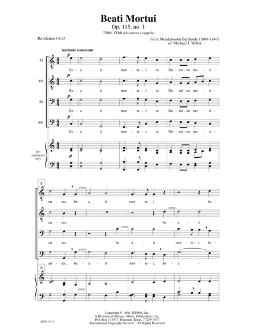 Beati Mortui TTBB scores gallery preview page 4