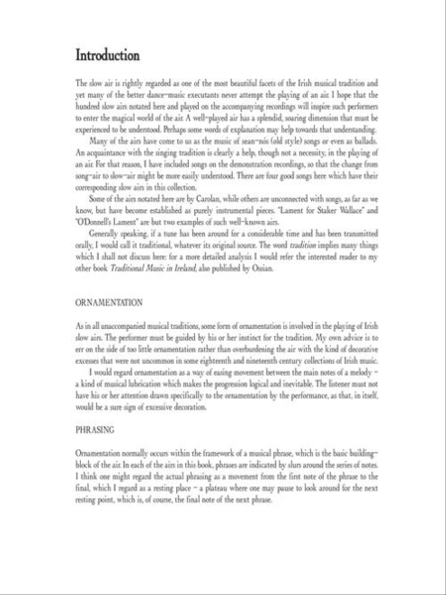Traditional Slow Airs of Ireland Tin Whistle scores gallery preview page 3