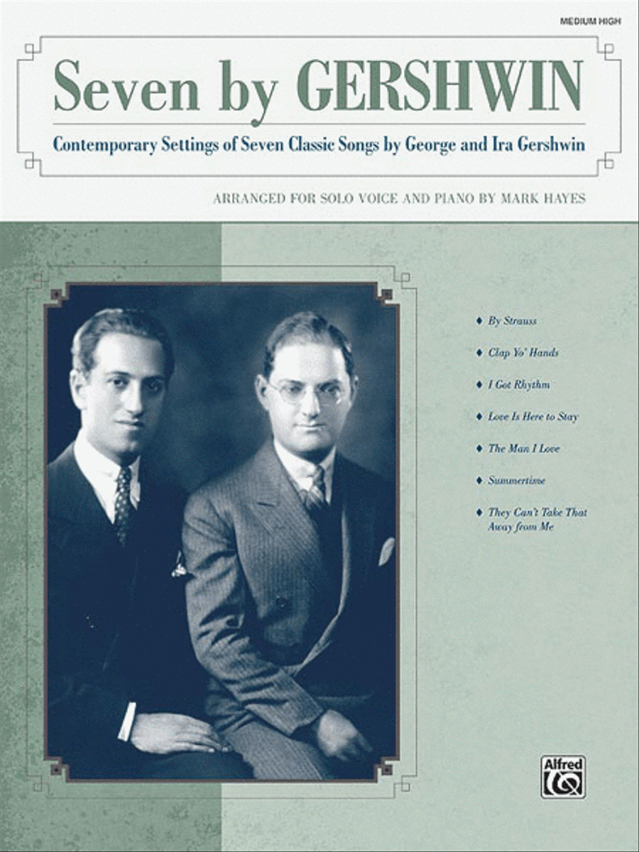 Seven by Gershwin Medium-High Voice scores gallery preview page 1