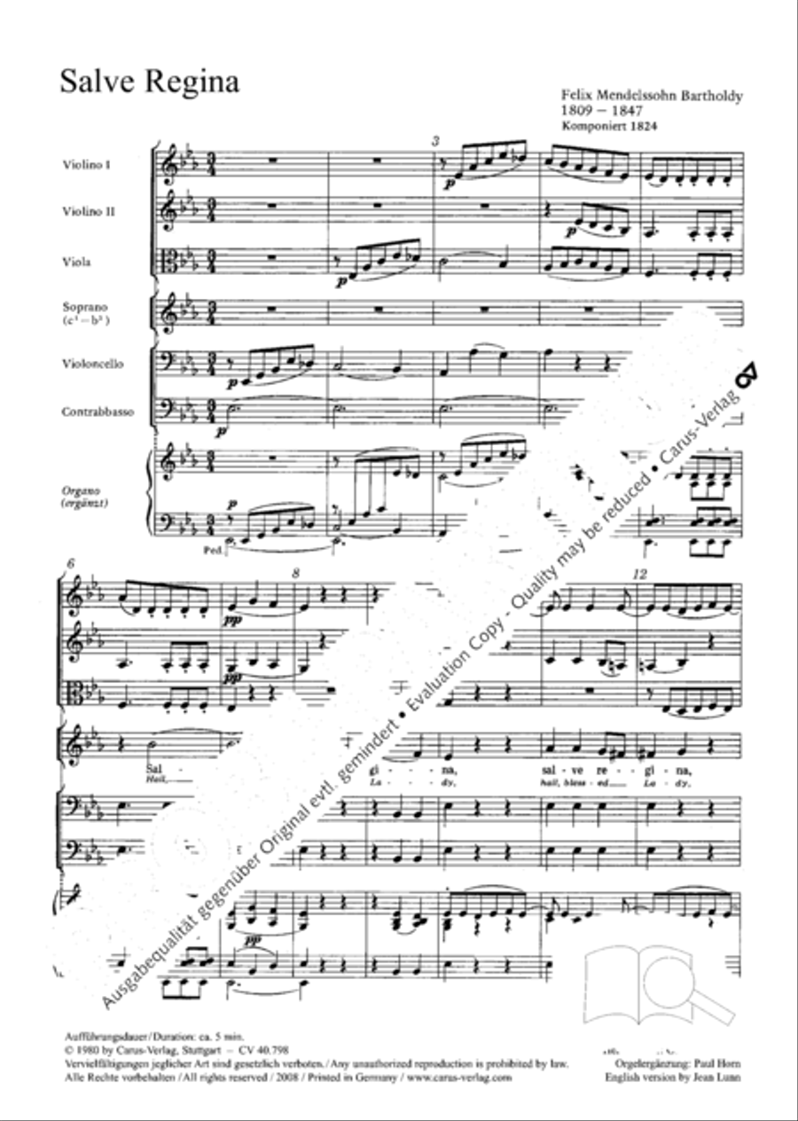Ave maris stella (Ave maris stella (Ave, Stern der Meere)) Flute scores gallery preview page 8