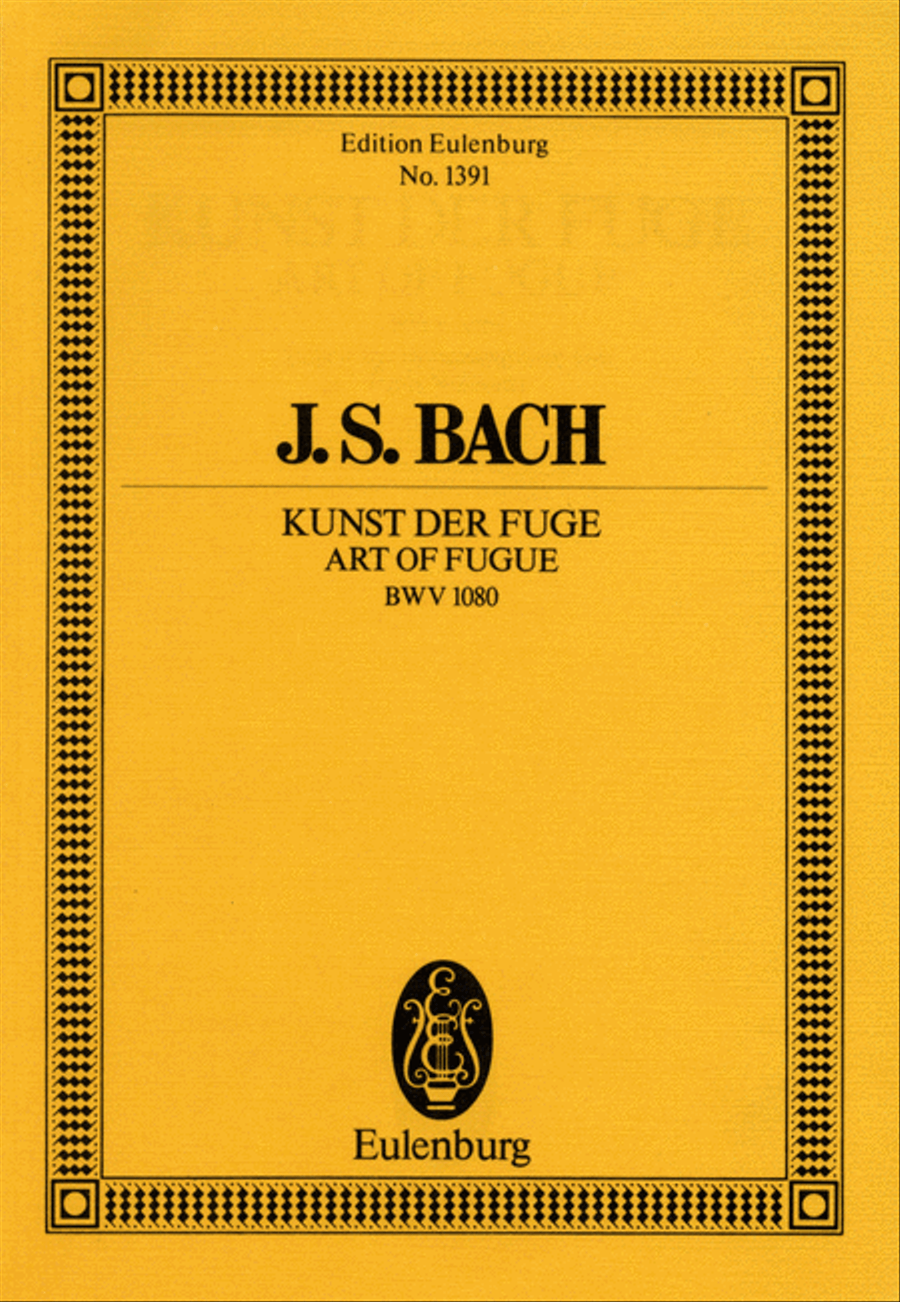 Art of the Fugue, BWV 1080 Chamber Orchestra scores gallery preview page 1