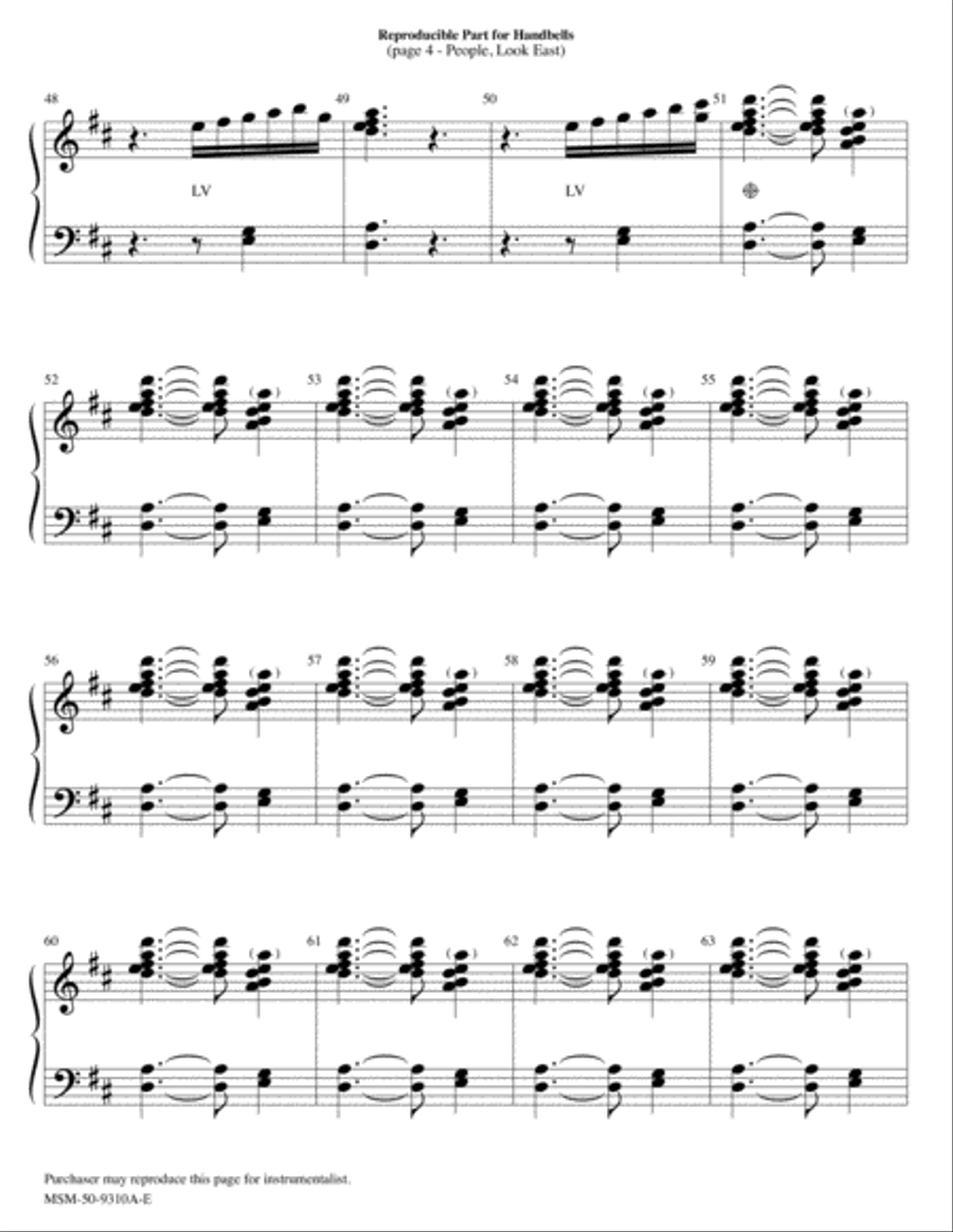 People, Look East Choir scores gallery preview page 4