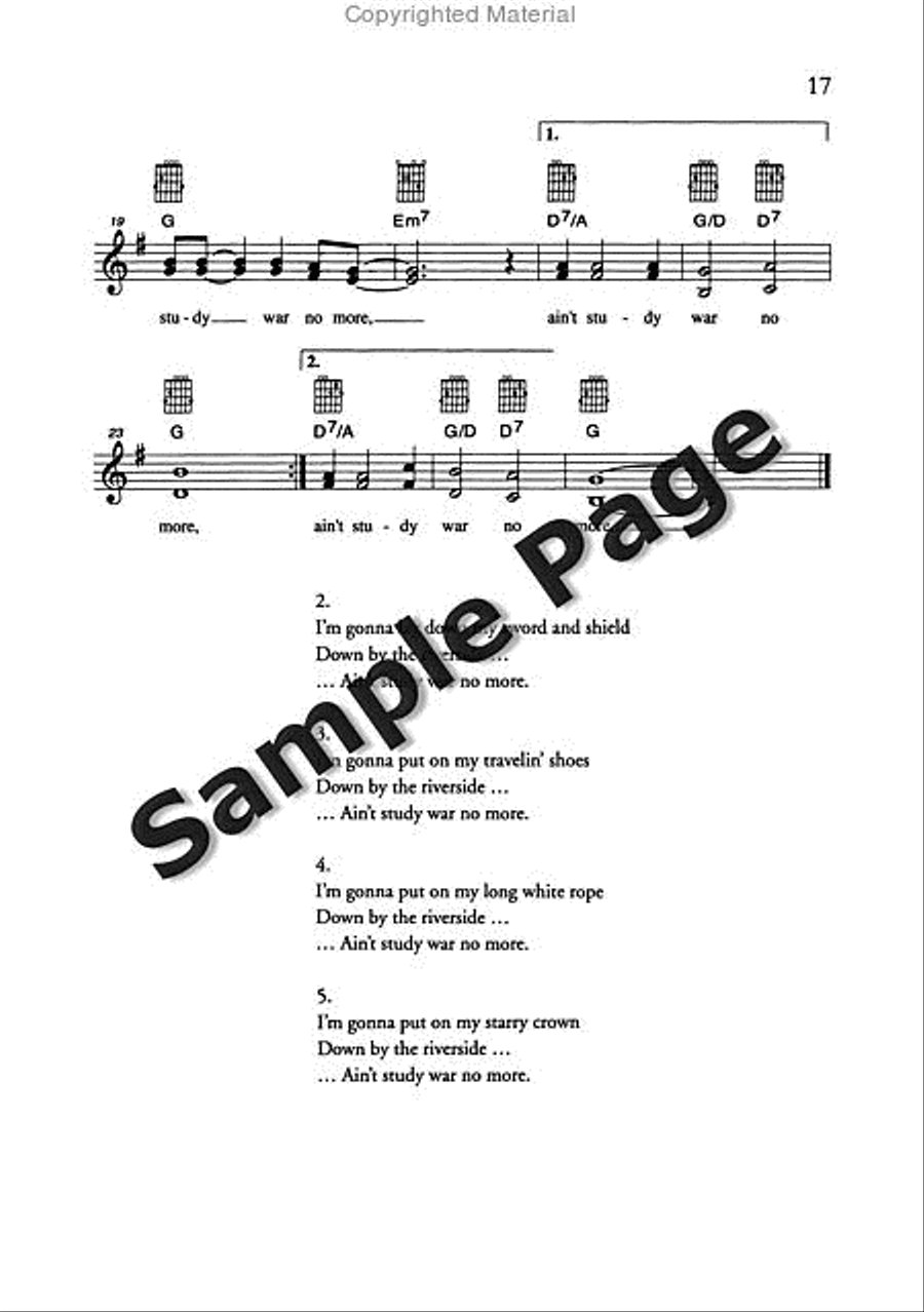 Best of Spirituals & Gospels Acoustic Guitar scores gallery preview page 18