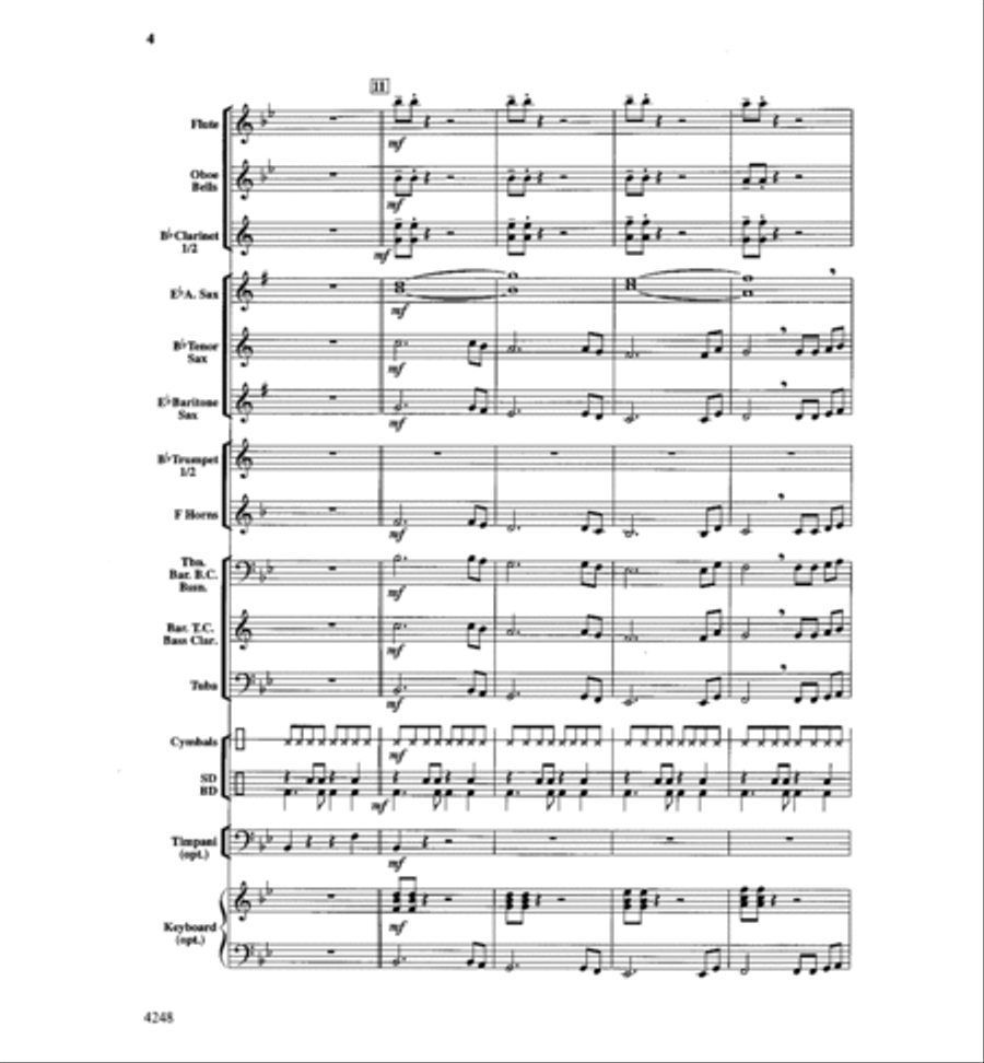 Hot Fudge Sundae Hot Fudge Sundae Concert Band scores gallery preview page 4