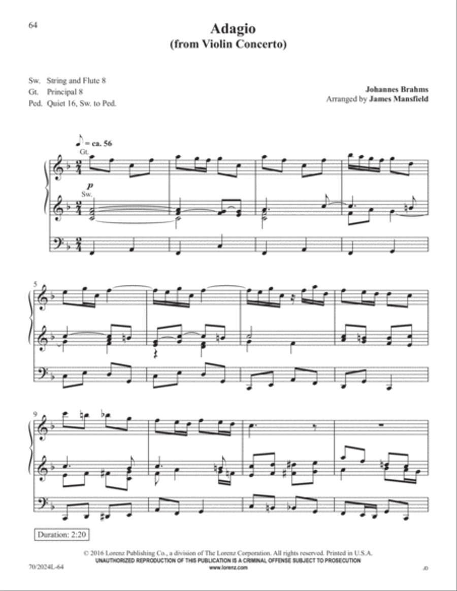 The Sacred Organ Library, Vol. 1 Organ Solo scores gallery preview page 30