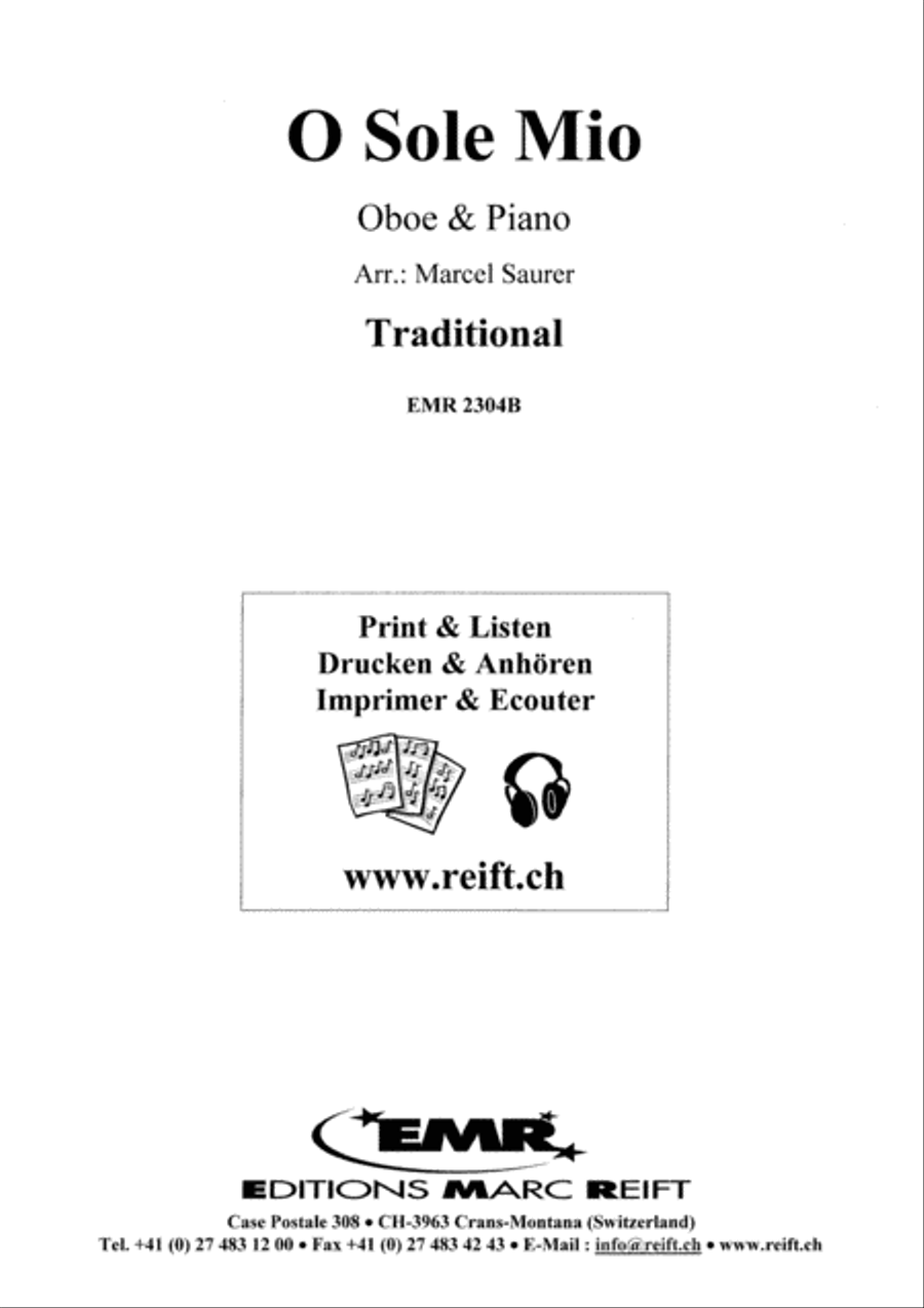 O Sole Mio Piano Accompaniment scores gallery preview page 2