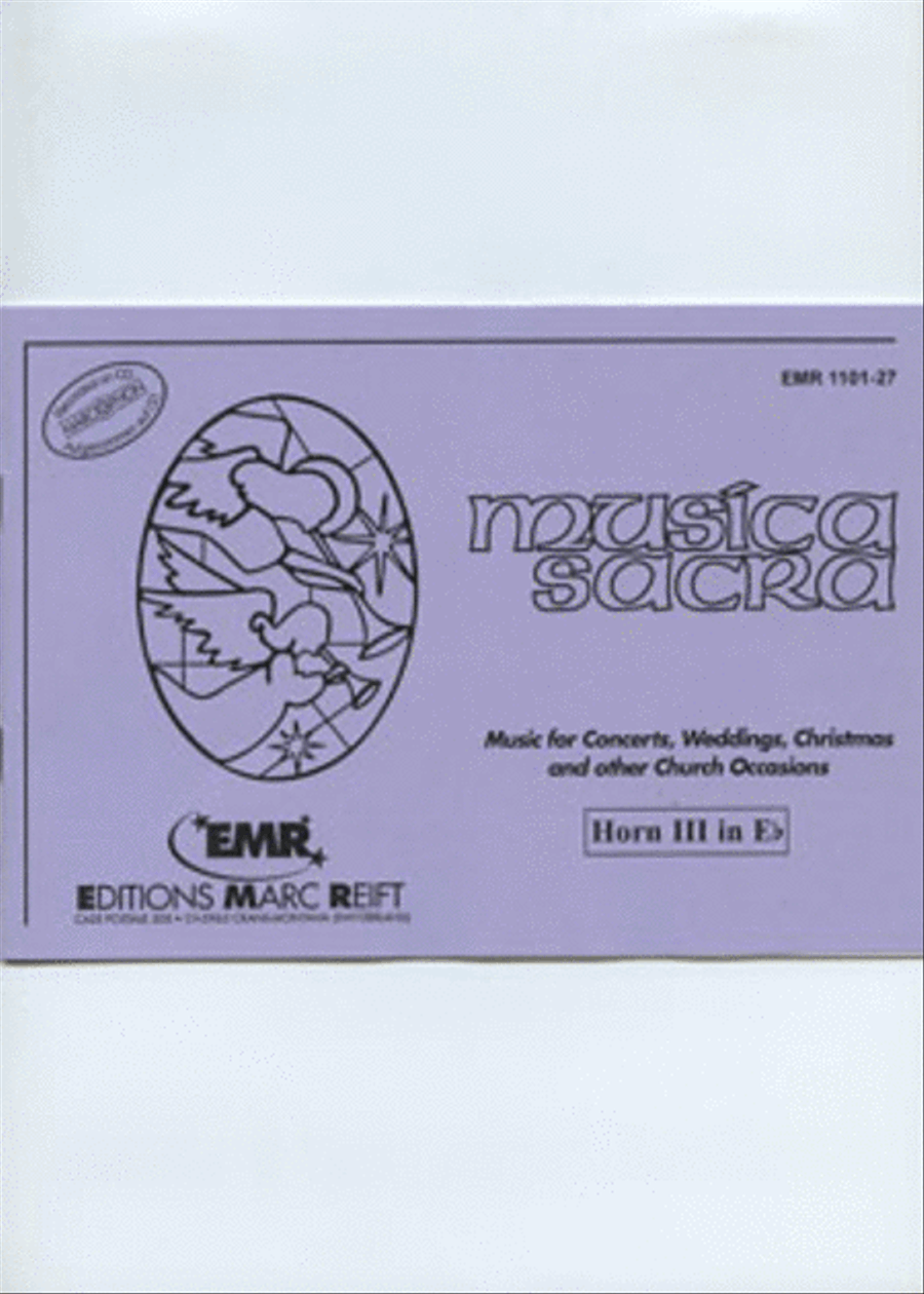 Musica Sacra Musica Sacra Concert Band scores gallery preview page 1
