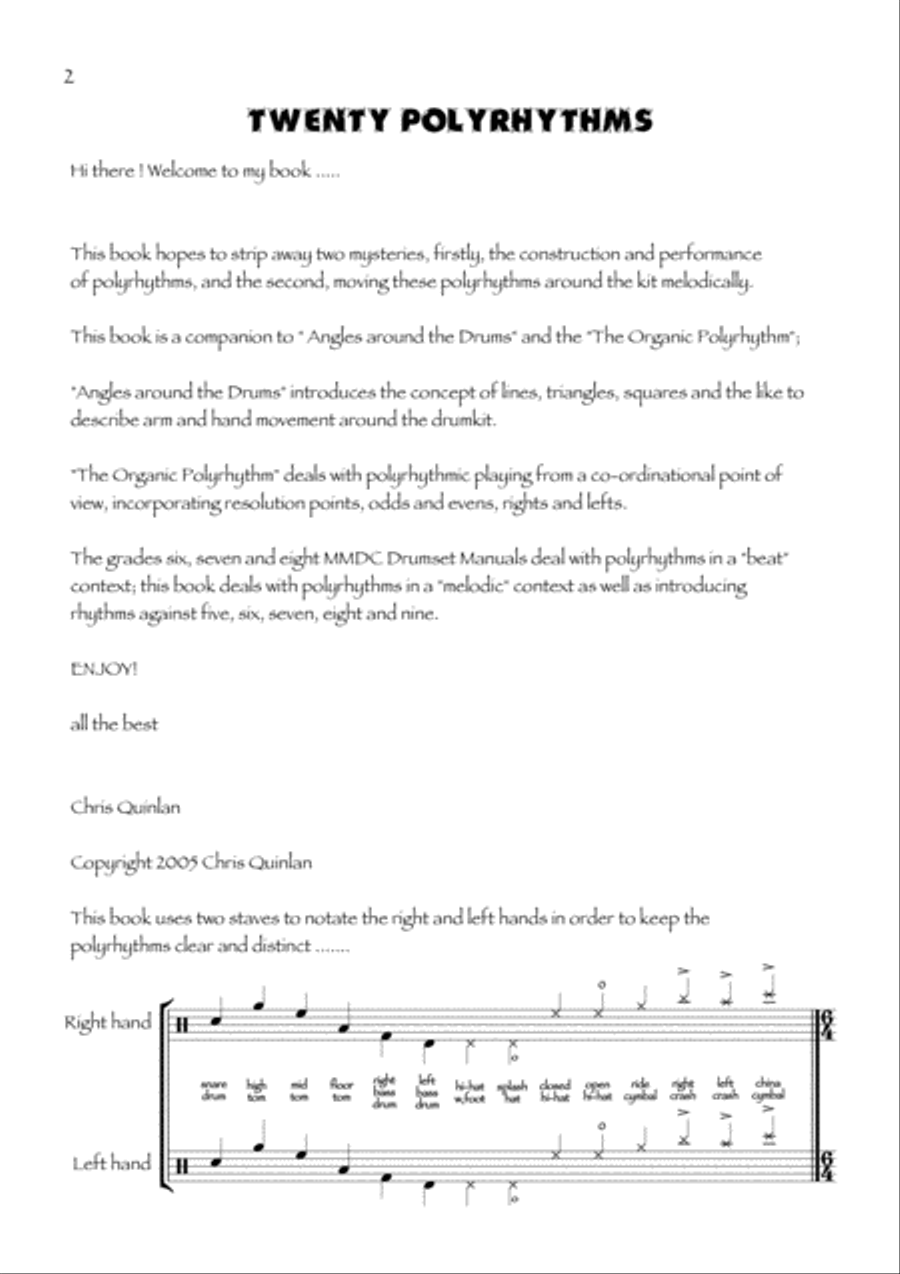 Twenty Polyrhythms