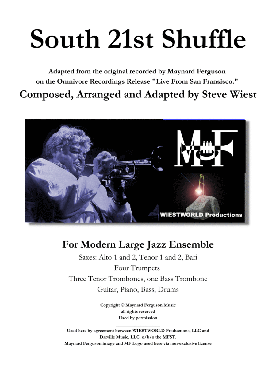 South 21st Shuffle Jazz Ensemble scores gallery preview page 1