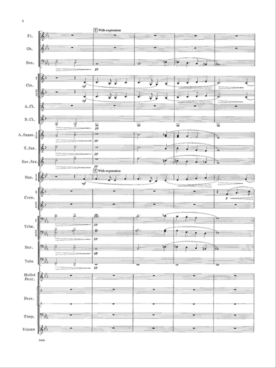 America, the Beautiful (with optional SA/SAB chorus): Score SA scores gallery preview page 4