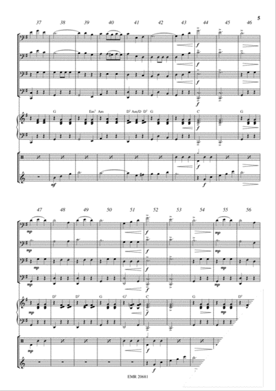 Teeny Weeny Euphonium Quartet scores gallery preview page 5