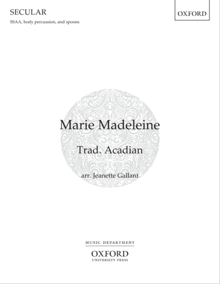 Marie Madeleine (SSAA) SSAA scores gallery preview page 1