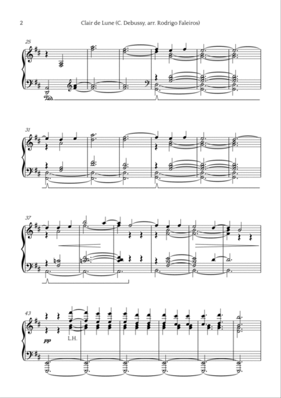 Clair de Lune Chamber Music scores gallery preview page 2