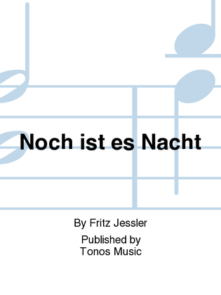 Book cover for Noch ist es Nacht