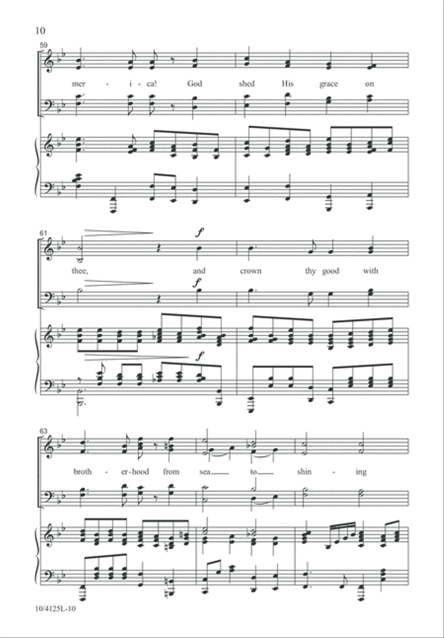 America 4-Part scores gallery preview page 10