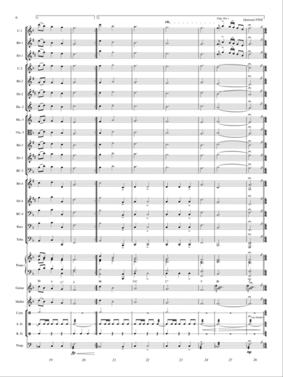 A Patriotic Treasure Concert Band scores gallery preview page 5