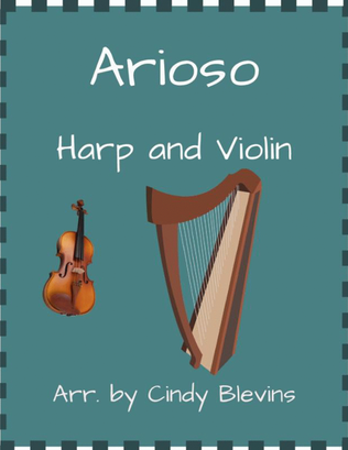 Book cover for Arioso, for Harp and Violin