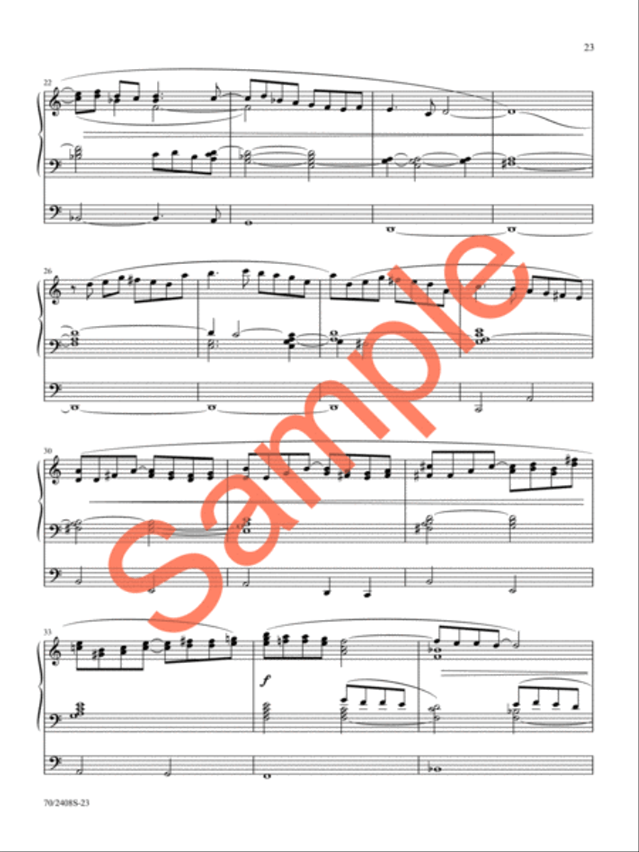 A Thousand Tongues Organ Solo scores gallery preview page 20